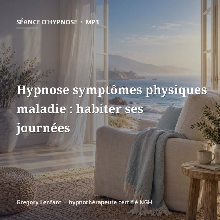Hypnose symptômes physiques maladie : habiter ses journées
