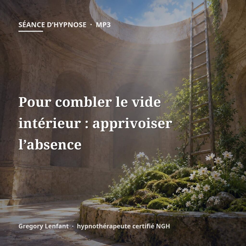 Hypnose pour combler le vide intérieur : apprivoiser l’absence