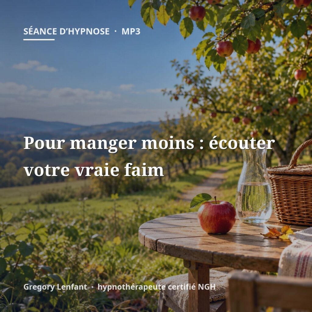 Hypnose pour manger moins : écouter votre vraie faim