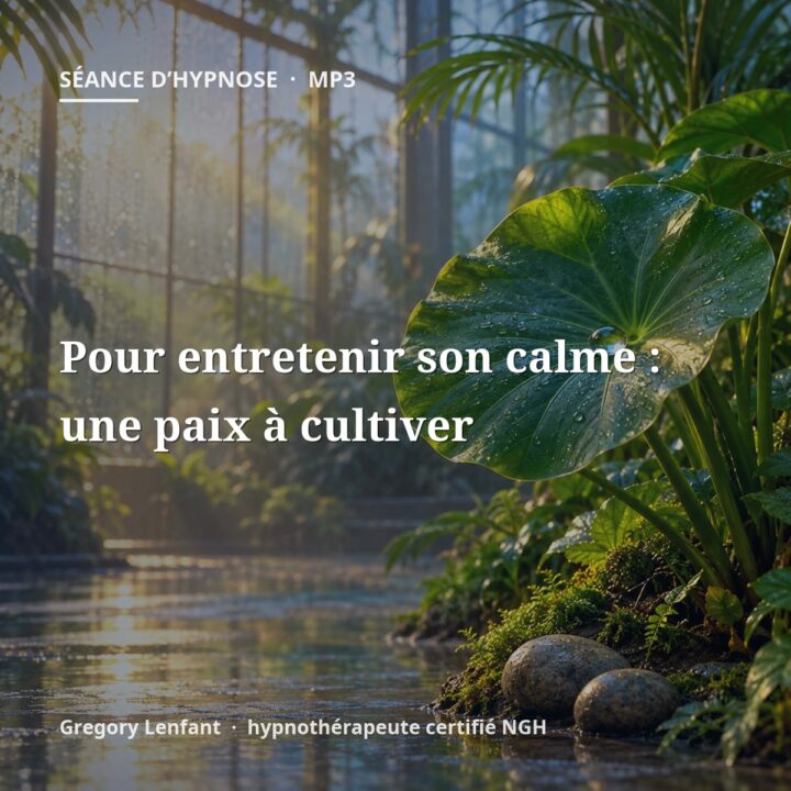 Hypnose pour entretenir son calme : une paix à cultiver