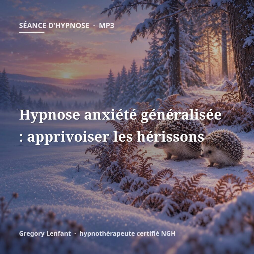 Hypnose anxiété généralisée : apprivoiser les hérissons
