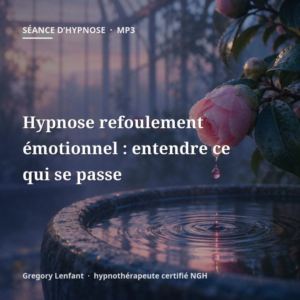 Hypnose refoulement émotionnel : entendre ce qui se passe