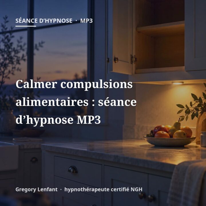 Calmer compulsions alimentaires : séance d’hypnose MP3