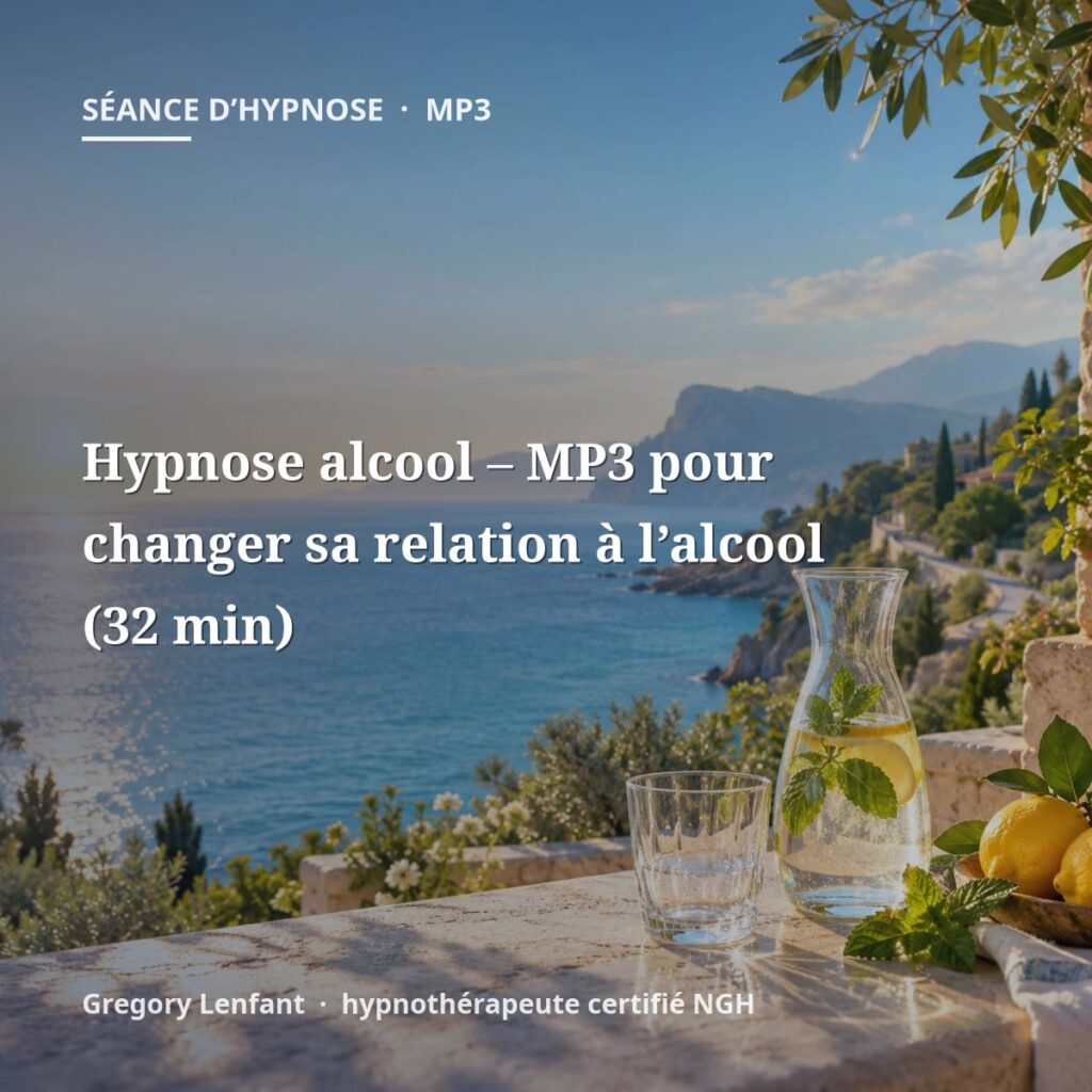 Hypnose alcool – MP3 pour changer sa relation à l’alcool (32 min)