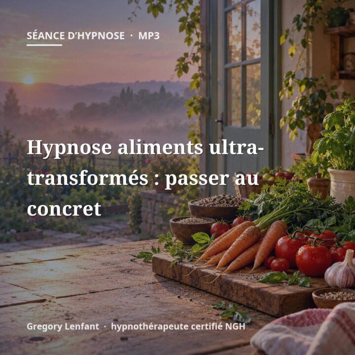 Hypnose aliments ultra-transformés : passer au concret
