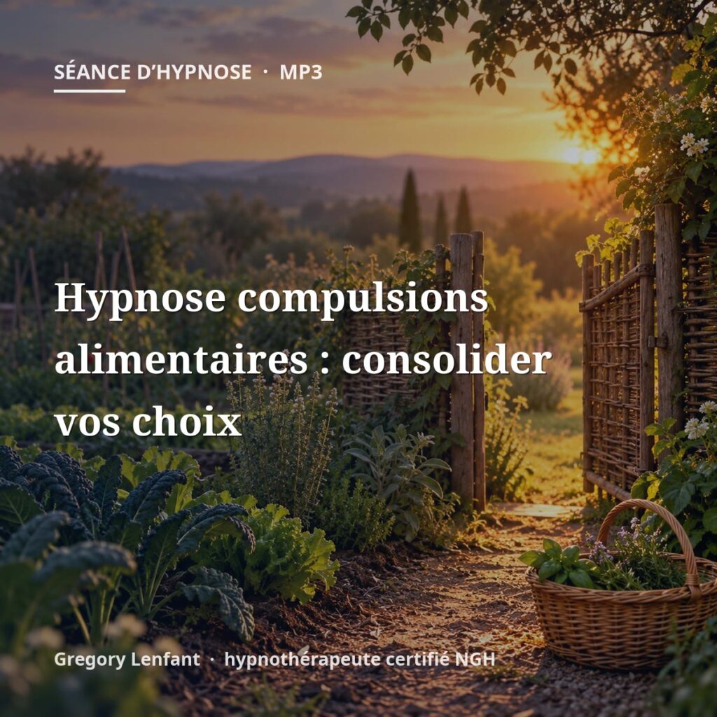 Hypnose compulsions alimentaires : consolider vos choix