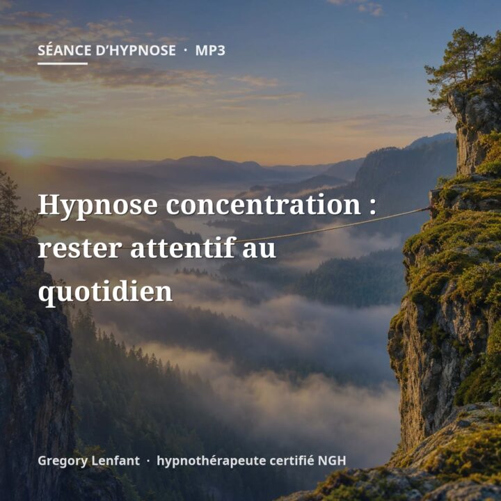 Hypnose concentration : rester attentif au quotidien