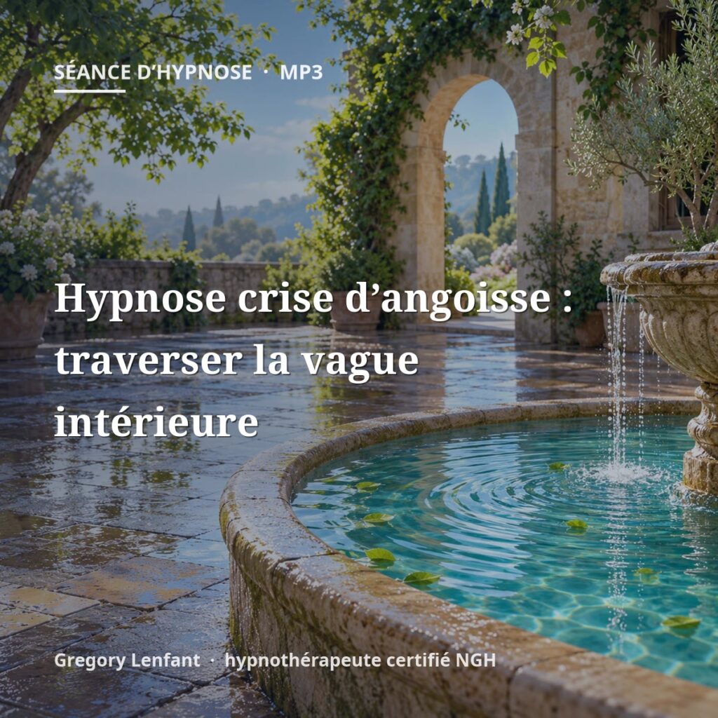 Hypnose crise d’angoisse : traverser la vague intérieure