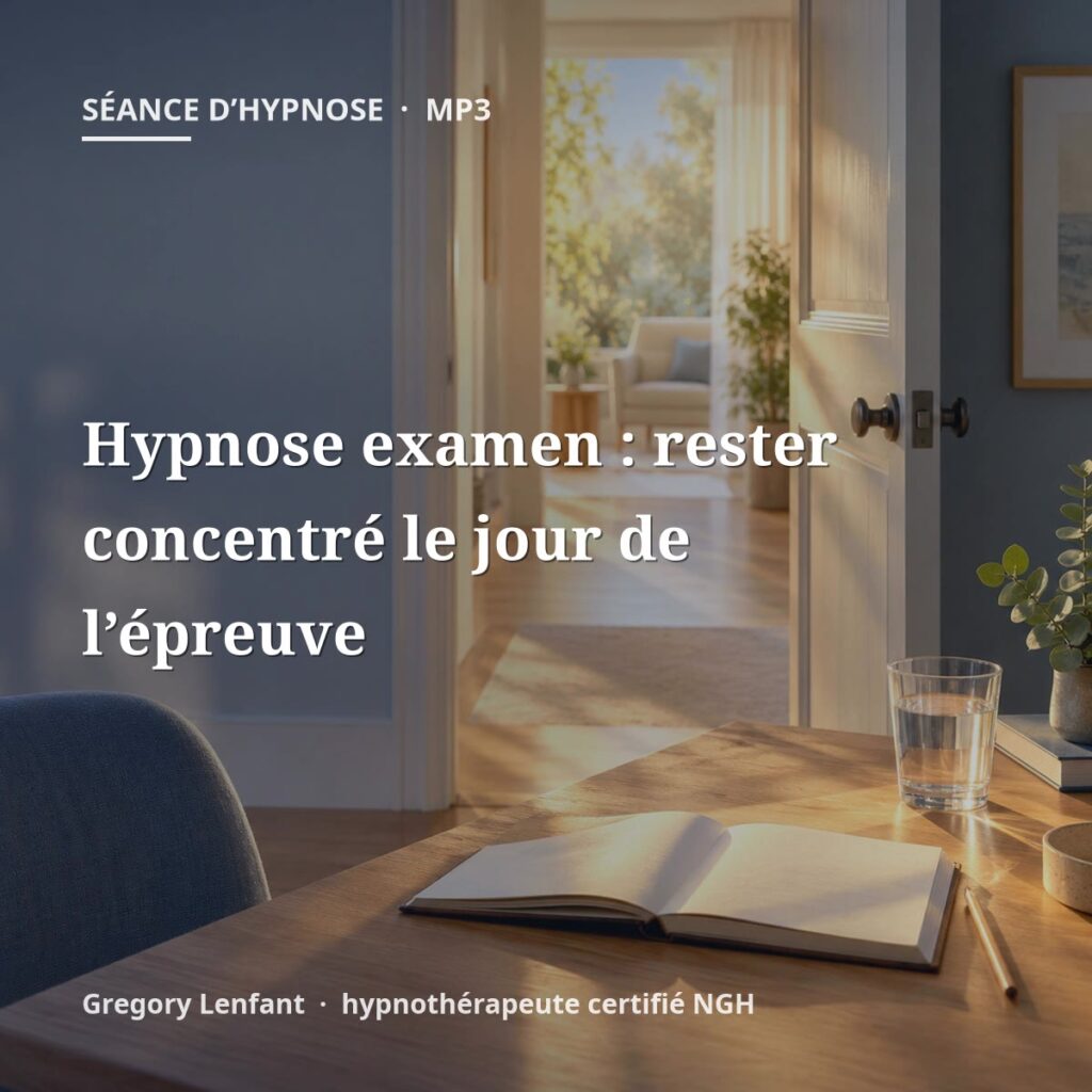 Hypnose examen : rester concentré le jour de l’épreuve