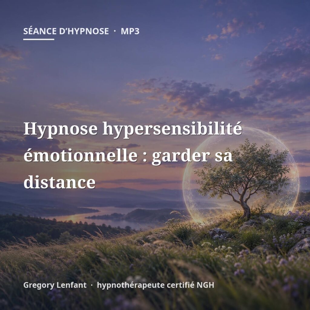 Hypnose hypersensibilité émotionnelle : garder sa distance