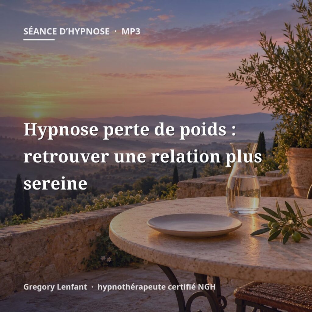 Hypnose perte de poids : retrouver une relation plus sereine