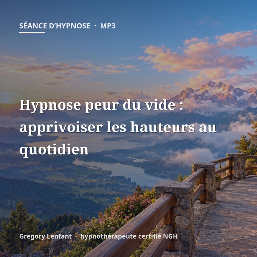 Hypnose peur du vide : apprivoiser les hauteurs au quotidien