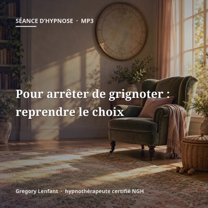 Hypnose pour arrêter de grignoter : reprendre le choix