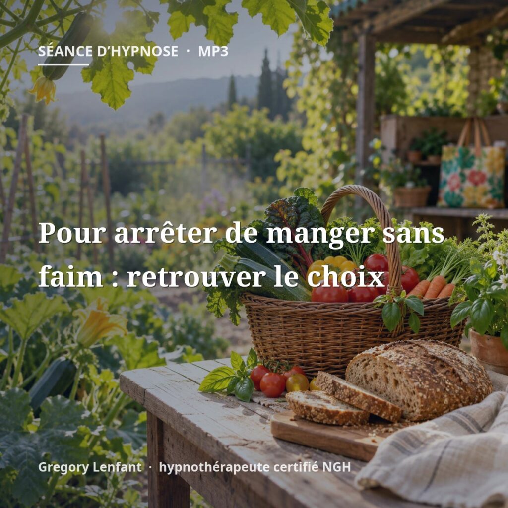 Hypnose pour arrêter de manger sans faim : retrouver le choix
