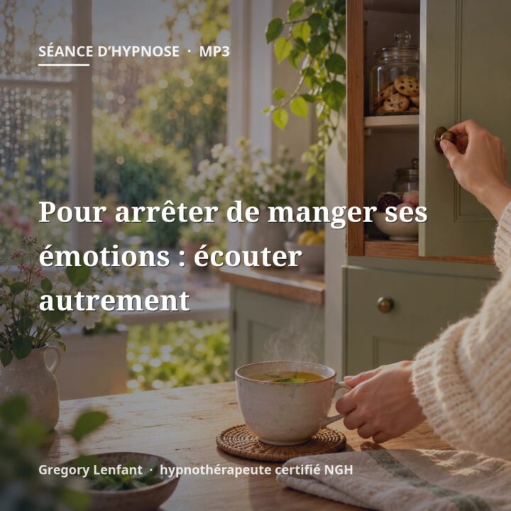 Hypnose pour arrêter de manger ses émotions : écouter autrement