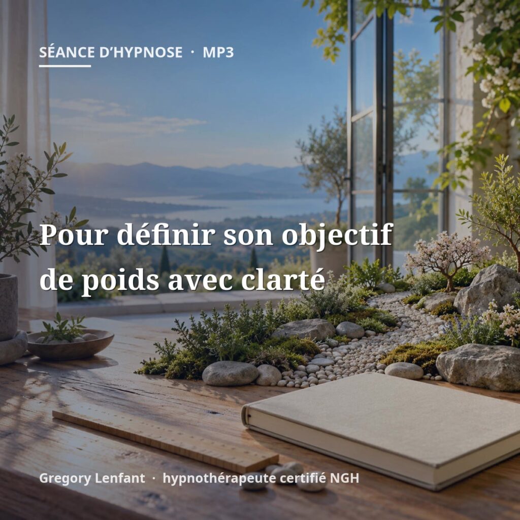 Hypnose pour définir son objectif de poids avec clarté