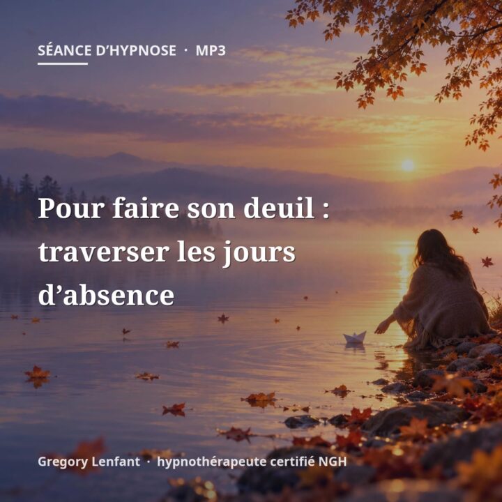 Hypnose pour faire son deuil : traverser les jours d’absence