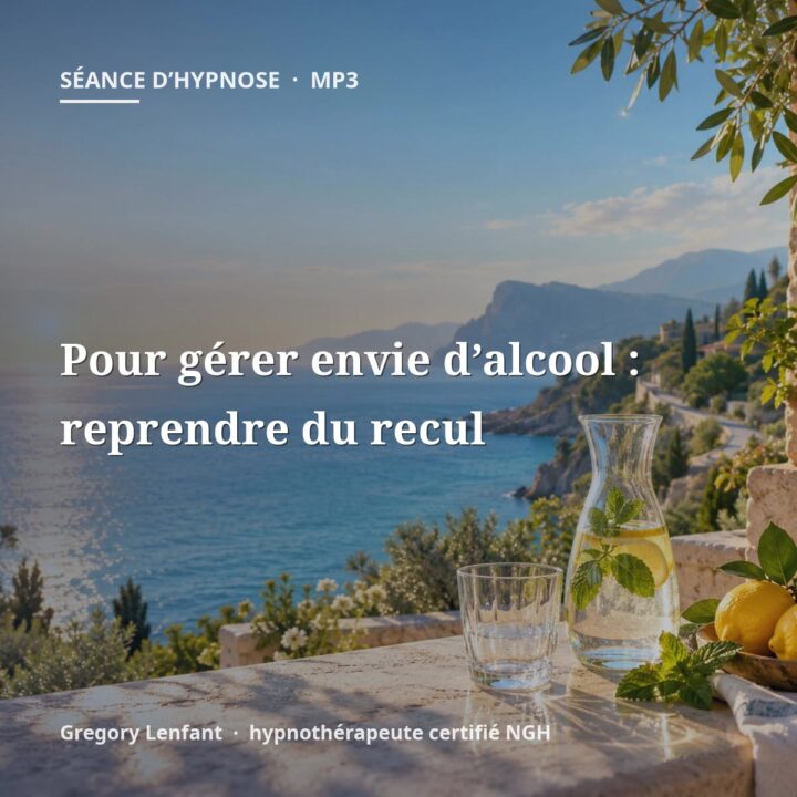 Hypnose pour gérer envie d’alcool : reprendre du recul