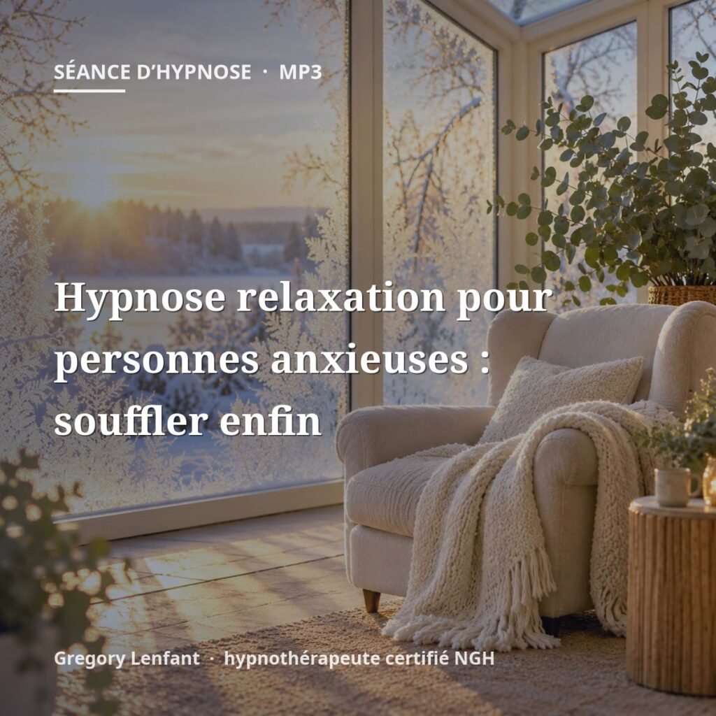 Hypnose relaxation pour personnes anxieuses : souffler enfin